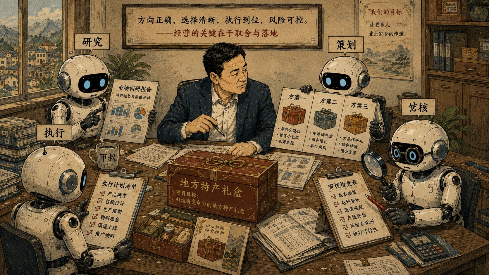 研究/策划/执行/审核四类角色分工